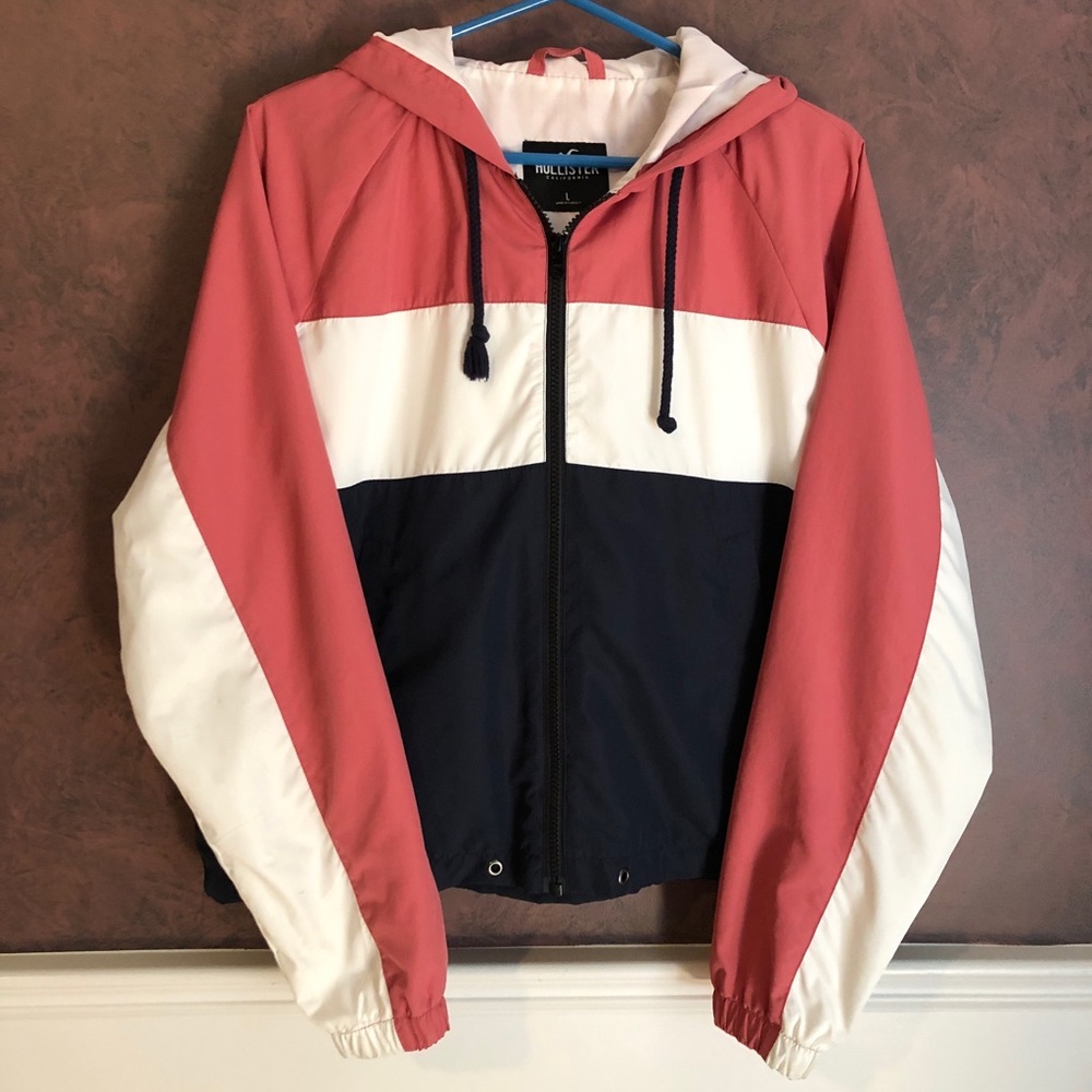 Women’s Large Hollister hooded jacket